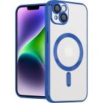 Apple iPhone 11 Camerabescherming Magsafe Donker Blauw Hoesje