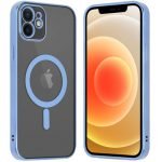 Apple iPhone14 Camerabescherming Magsafe Snavel Blauw Hoesje