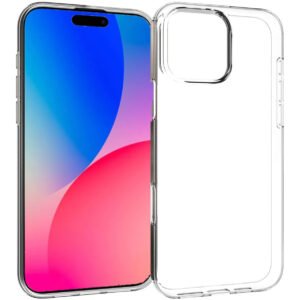 Transparant Achterkant Hoesje Voor de Apple iPhone 16 Pro Max
