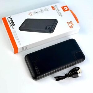 🔋 Power Bank 10000mAh – Snellader 22.5W Fast Charging USB-C