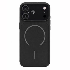 iPhone 17 Pro Achterkant Magsafe met Camera beschermer Hoesje Zwart